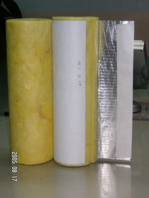 آلومینیوم روکش پشم شیشه پشم مواد عایق لوله 1000mm طول