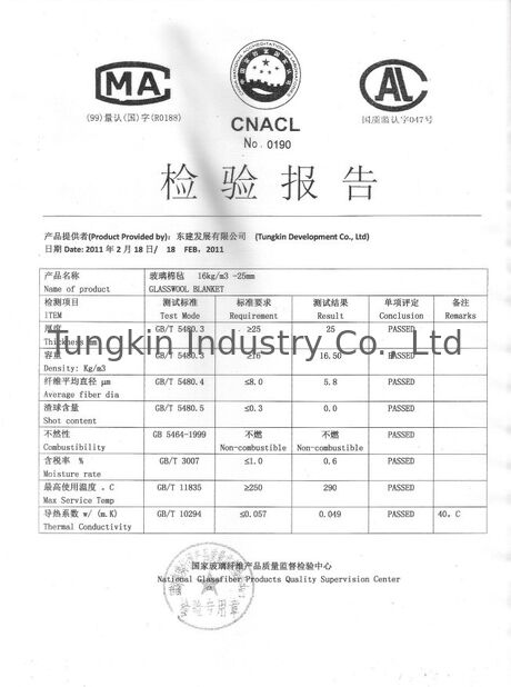 چین TUNGKIN INDUSTRY Co.Ltd گواهینامه ها